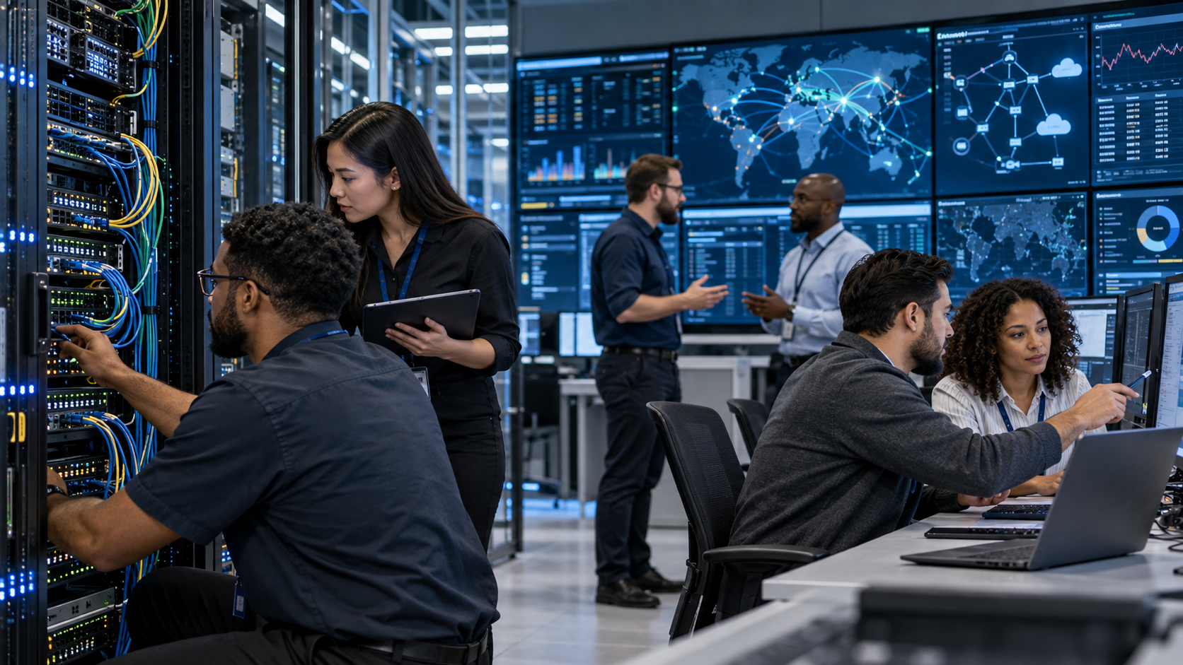 Secure server and network infrastructure
